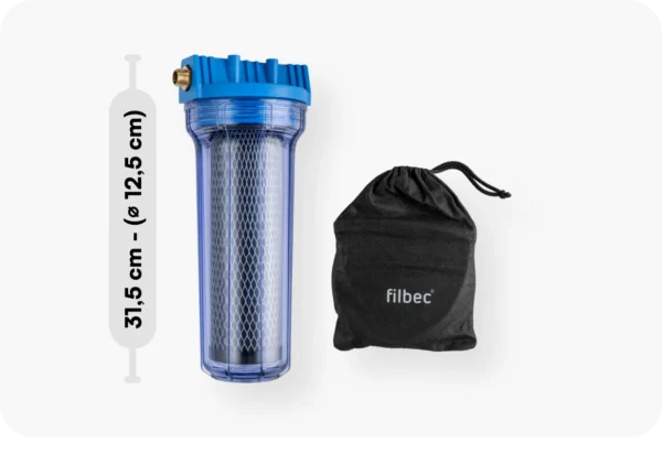 Filtrační sada pro filtraci kohoutkové vody včetně filtru